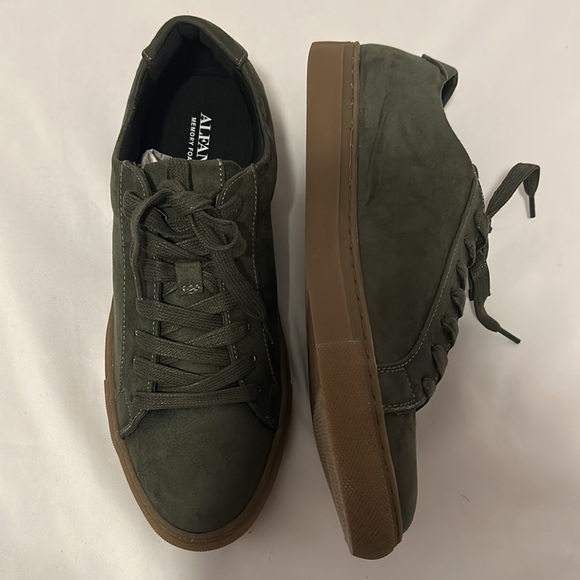 Alfani Men's Grayson Suede Lace-Up Sneakers, Green 8 M - Picture 3 of 8
